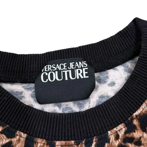 Versace Jeans Couture Leopard Print Baby Tee - Picture 6 of 7